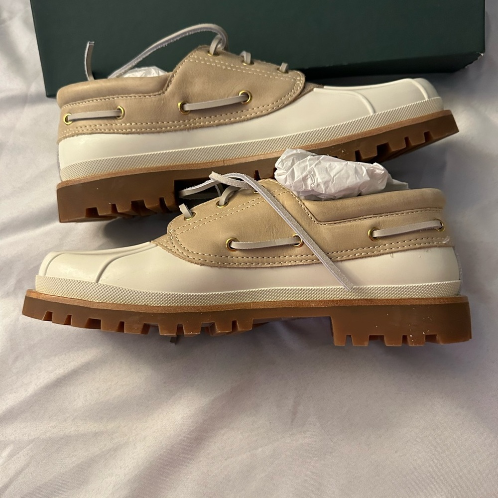 Aime Leon Dore Papia Duck Boot cream/tan size 11 NEW box slightly damaged - Picture 3 of 7